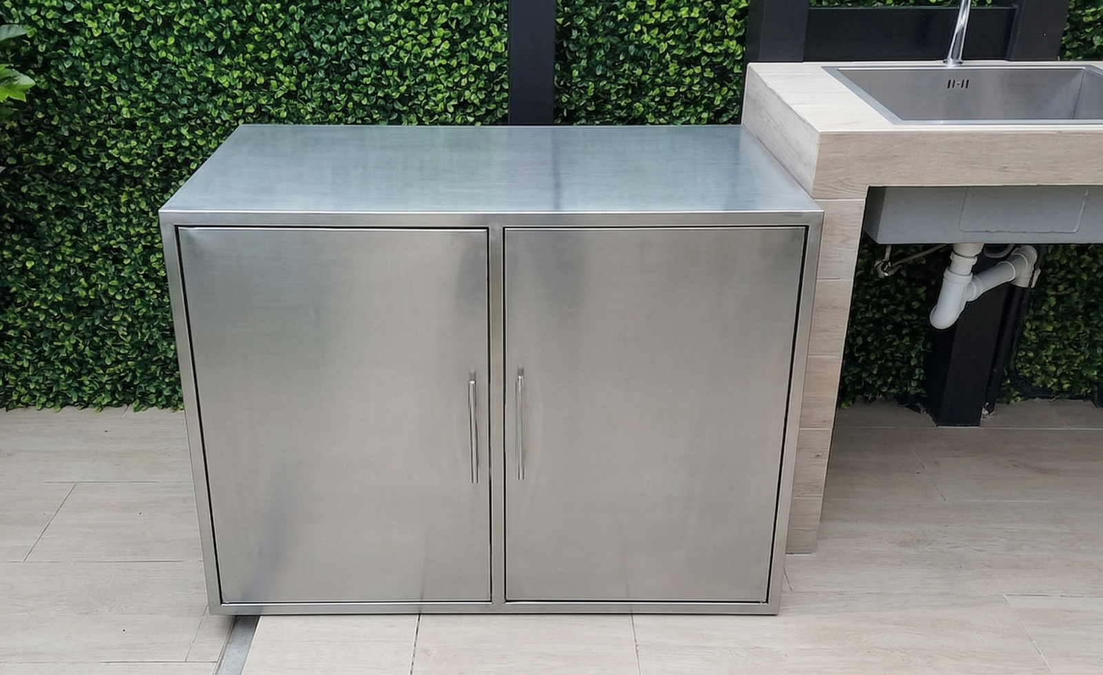 Módulo para cocina en acero inoxidable